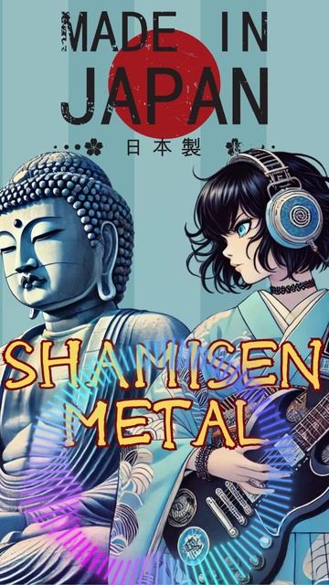 🔥 Japanese Shamisen × Heavy Metal #shorts #japaneseculture #japanesemusic #japanesemusic