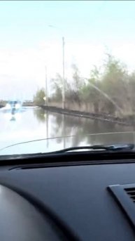 Состояние окружной дороги в Омске по весне