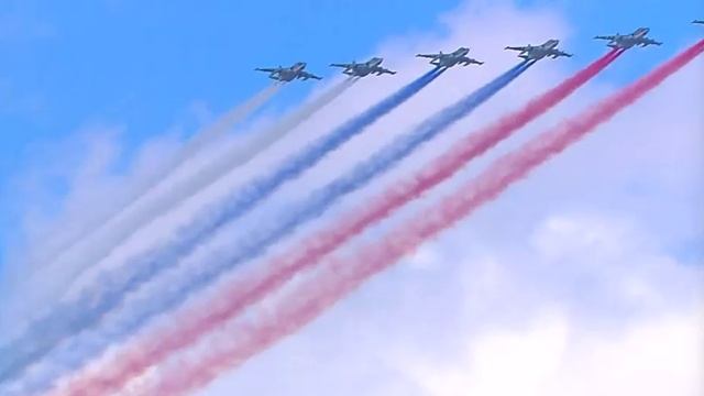 Воздушная часть Парада Победы