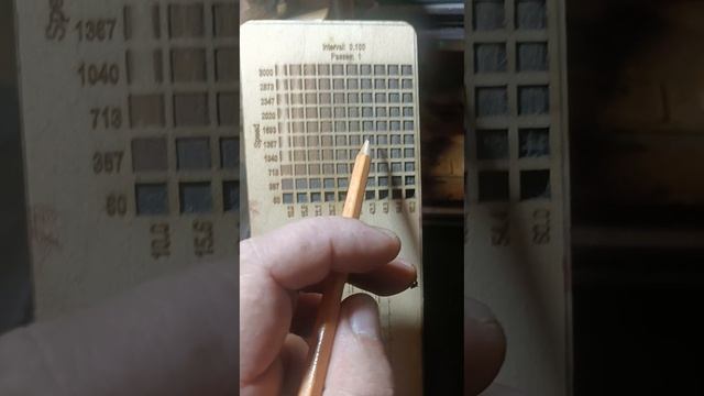 Lightburn. Тест на гравировку и на качество реза.