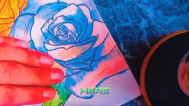 Как нарисовать 3 Розы | Цветными Карандашами