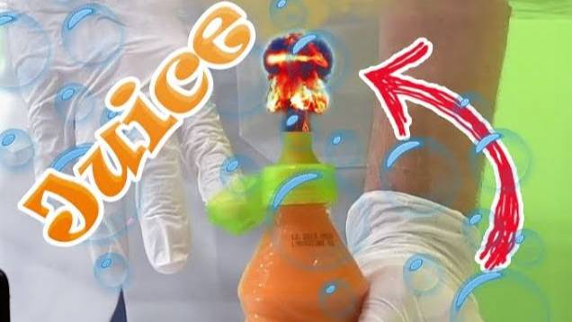✅ That's what happens if you open the JUICE under the WATER ⚠🧃
