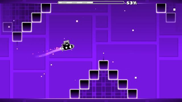 Прохождение уровня "Back On Track" by RobTop в Geometry Dash I Кубичок I