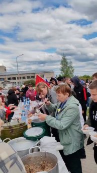 В завершении всего полевая кухня 👍 #полеваякухня #военно_полеваякухня #полеваякаша #полевая_кухня
