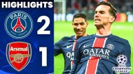 ПСЖ - Арсенал (2-1) Обзор матча _ UEFA Champions League