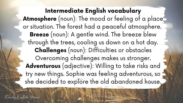 INTERMEDIATE ENGLISH STORY🐄 Living in the Countryside B1 - B2   Level 5   English Listening Practic