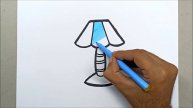 Draw a picture of a lamp нарисуй лампу шамның суретін салу ارسم ?