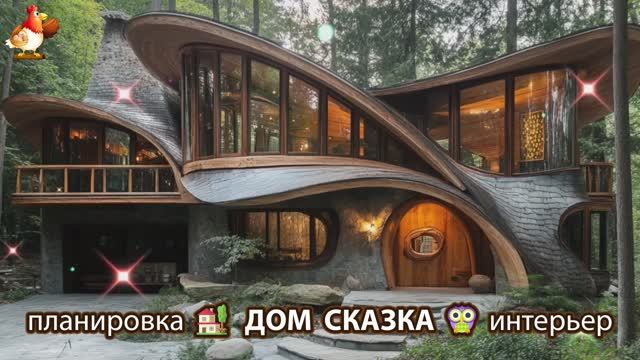 Сказочный дом мечты – 3D идея для вдохновения с планировкой и интерьером 🏡🏚️🏠 вариант (113)