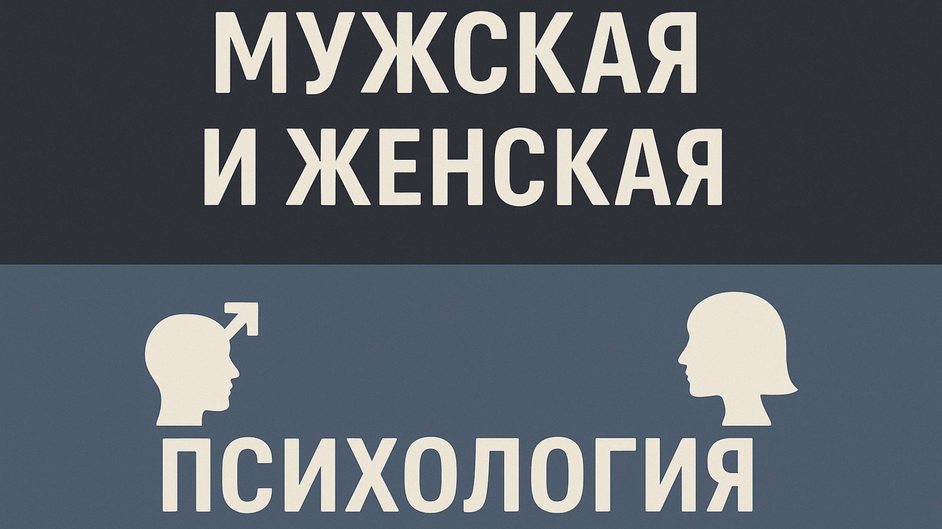 Мужская и женская психология (чувство вины)