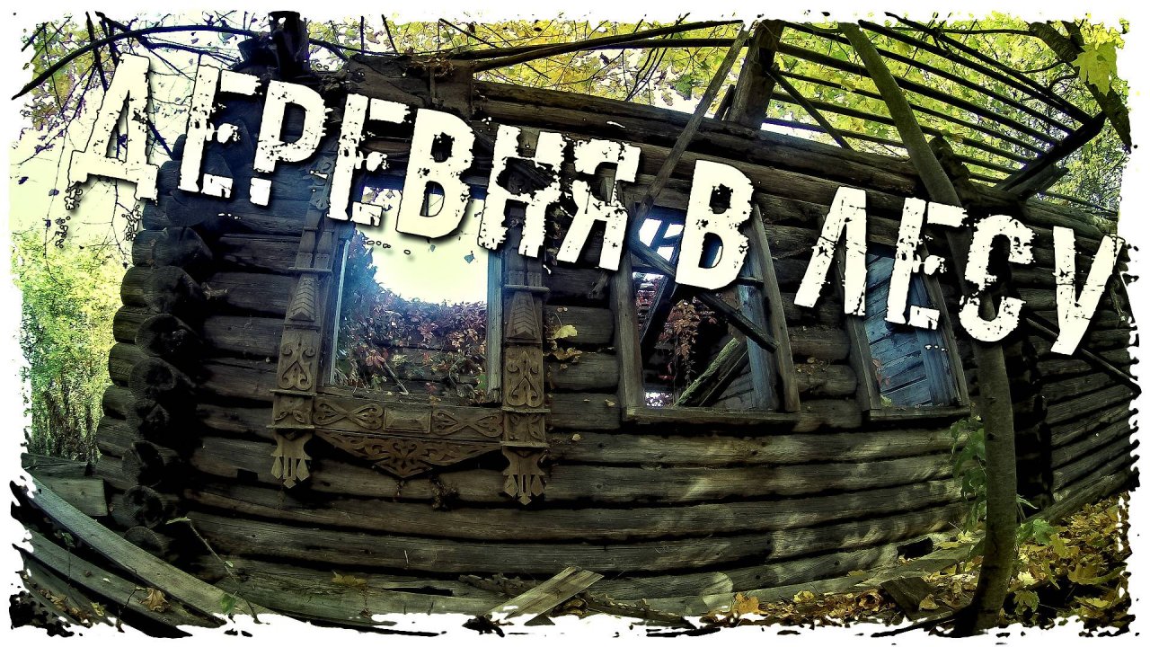 ЗАБРОШЕННАЯ ДЕРЕВНЯ "ДЕРЕВНЯ В ЛЕСУ"