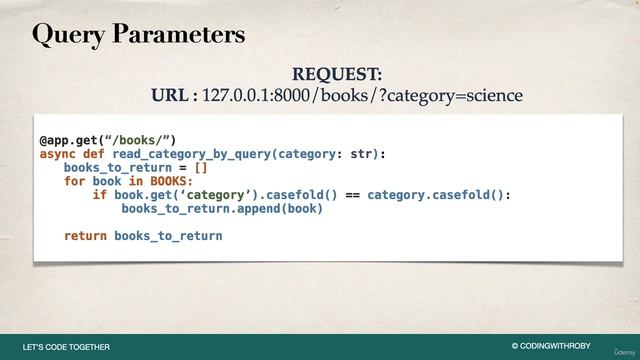 8. FastAPI Project Query Parameters Overview