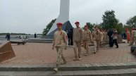 День Победы. Торжественный митинг у Вечного Огня на берегу Волги. Энгельс. 9 мая 2025г. Часть 2