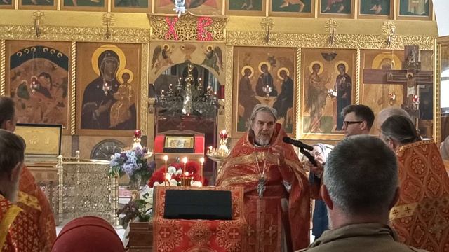 07.05.2025 12:52 - Слово Прот. Александра на отпевании Ванички Шаргунова в Храме Николы в Пыжах