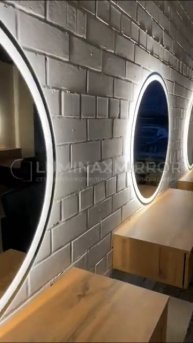Зеркало с фронтальной подсветкой от Luminax Mirror в салон