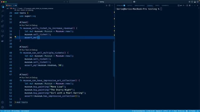 22.006. Testing Inequality with the assert ne! Macro
