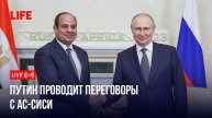 Путин в Кремле проводит переговоры с Ас-Сиси