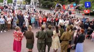 В центре Севастополя артисты театра исполнили песни военных лет