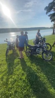 Лето,озеро,мотоциклы ,что может быть лучше😻🏍️