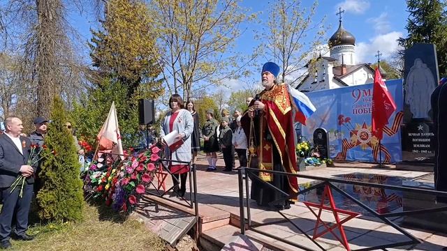 2).   9 мая 2025 г. Праздник День Победы в с.Спицино, часть 2. Торжественный митинг