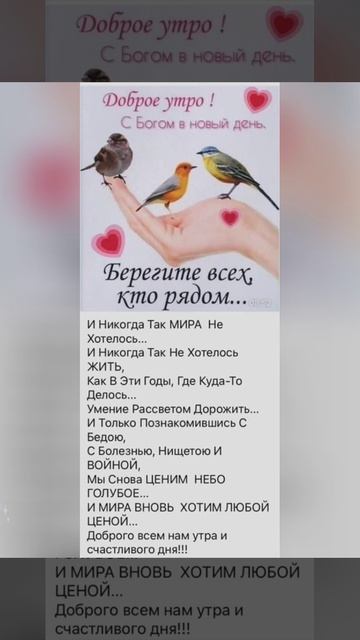 доброе утро