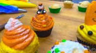 Лайк Настя учится готовить и украшать печенье на хеллоуин