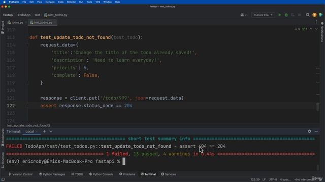 16. Pytest - FastAPI Project Test Part 3