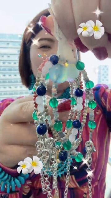 250508-13 Lapis Lazuli and Rose Quartz unite! A bracelet with stunning beauty