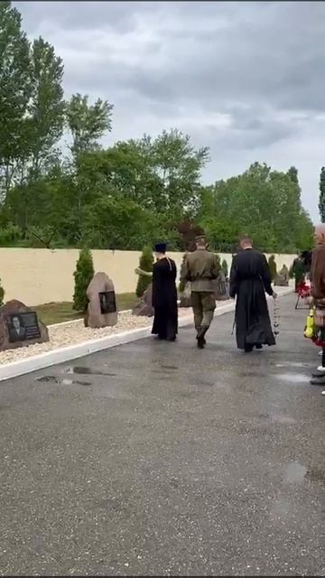 Освящение Аллеи памяти воинам СВО