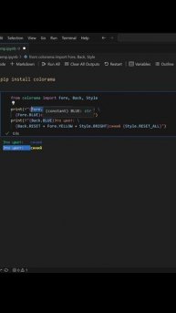 Изменяем цвета вывода данных в консоли. Colorama. Python