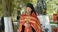 День Победы. Слово на мемориале павшим воином близ д. Горбуново в километре от монастыря. 09.05.2025