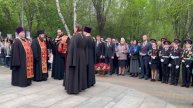 В Парке Победы проходят памятные мероприятия.