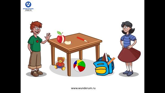 Английская грамматика. On, In, Under