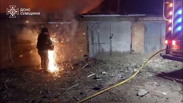 Пожар в Сумской области