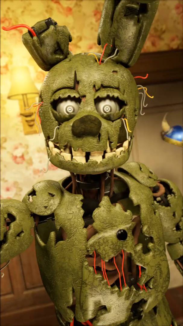 [FNAF SFM] Зеркальное измерение - На Спрингтрапа напал ПРИЗРАК на Втором Этаже (Влог 9)