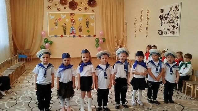 Песня Молодой солдат. Младшая группа