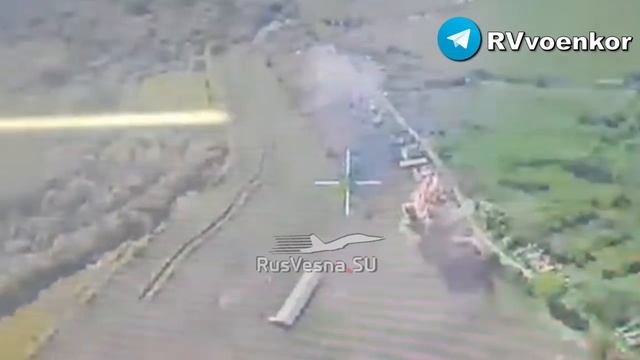 ‼️🇷🇺🔥Мощнейший удар накрыл большую толпу боевиков ВСУ в Тёткино !!!