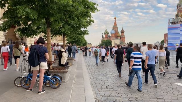 4K.Red Square. Moscow Kremlin.