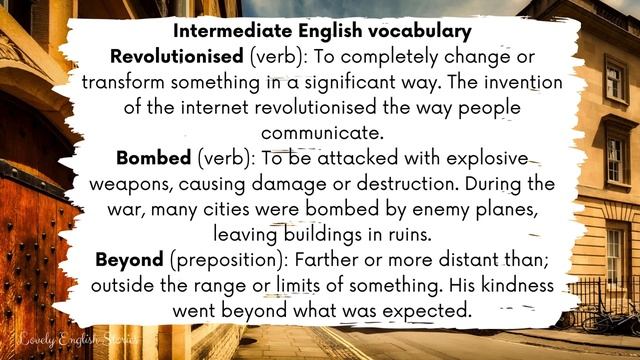 INTERMEDIATE ENGLISH STORY 📜Exploring English History B1 - B2 Level 5 English Listening Practic