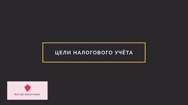 Основы налогового учета.