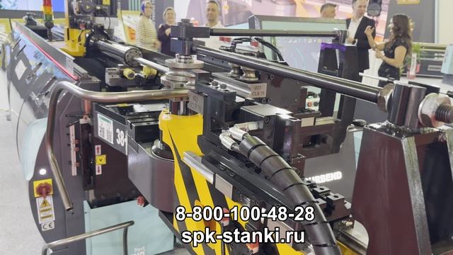 Гибка мебельных профилей на автоматическом трубогибе Cesur-38-3