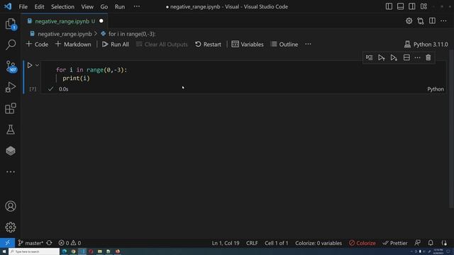 Range в обратную сторону. А так работает