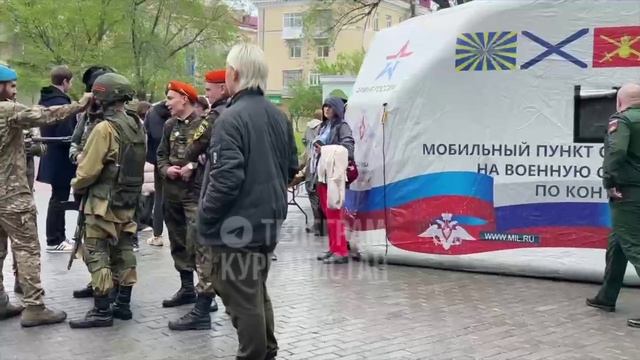 Пункт набора на службу по контракту открыли в Горсаду