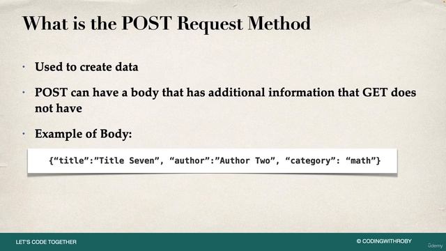 10. FastAPI Project Post Request Overview