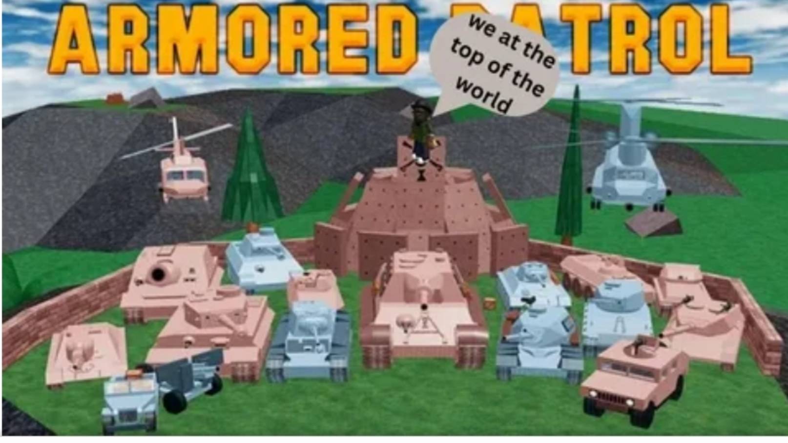 роблокс уничтожаю танки и вертолеты-ARMORED PATROL