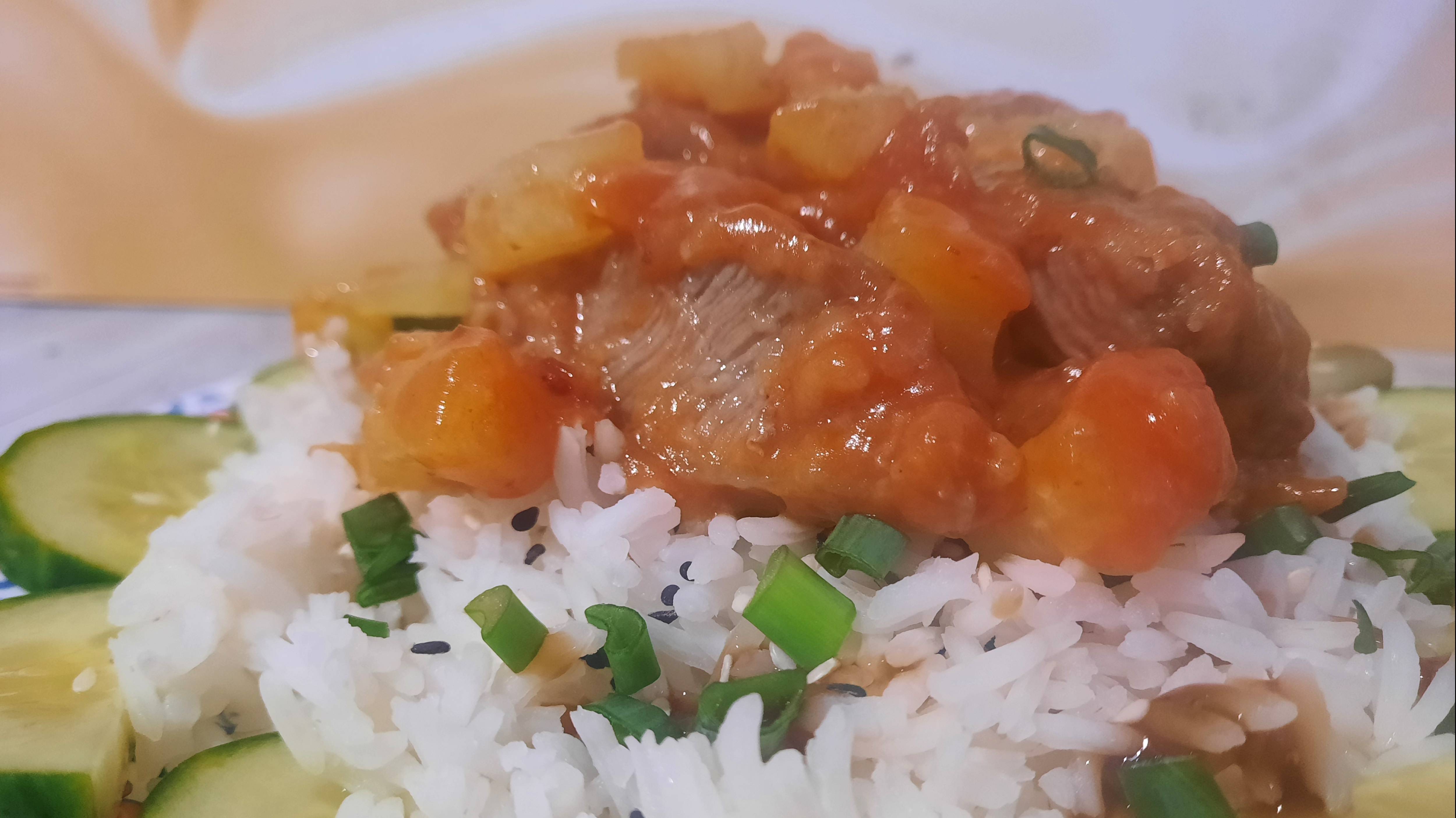 Остро-сладкое мясо по-китайски