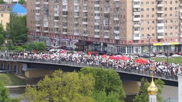 Шествие бессмертного полка в Орле