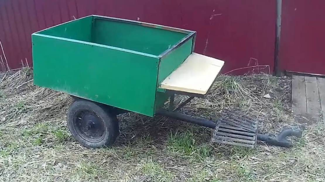 ПЕРЕДЕЛКА ТЕЛЕГИ для МОТОБЛОКА