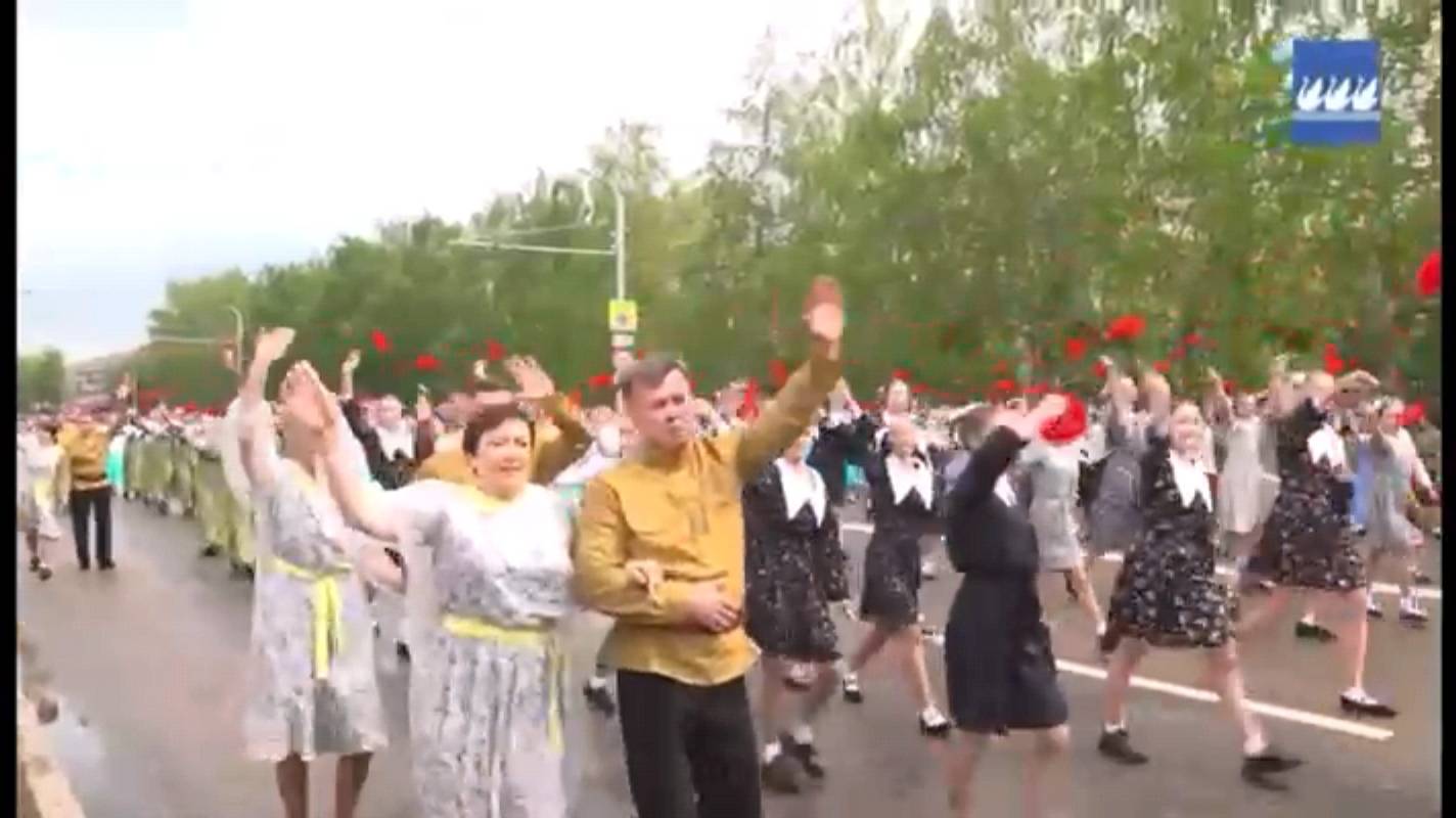 Праздник Великой  Победы  в моем городе Стерлитамак.