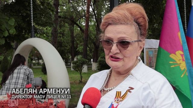 В День празднования Победы жители Армавира могли увидеть музейные экспонаты времен войны