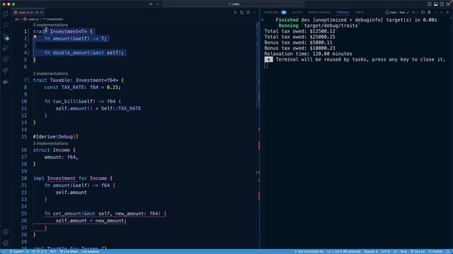 18.021. Traits with Generics